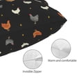 thumbnail image 5 of Salouo Funny Chicken Pattern Pillow Cases,1PC Pillow Covers with Envelope Closure Decorative Pillow Case for Bed Couch,Pillows Not Included-20"x30", 5 of 6