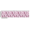thumbnail image 3 of Ambesonne Purple Fabric by the Yard Upholstery, Romantic Birds Flowers, 1 Yard, Mauve Plum Pink, 3 of 5