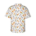 thumbnail image 3 of Daiia Cute Rabbit Hawaiian Shirt for Men Gentle Cotton Regular Short Sleeve Casual-X-Large, 3 of 9
