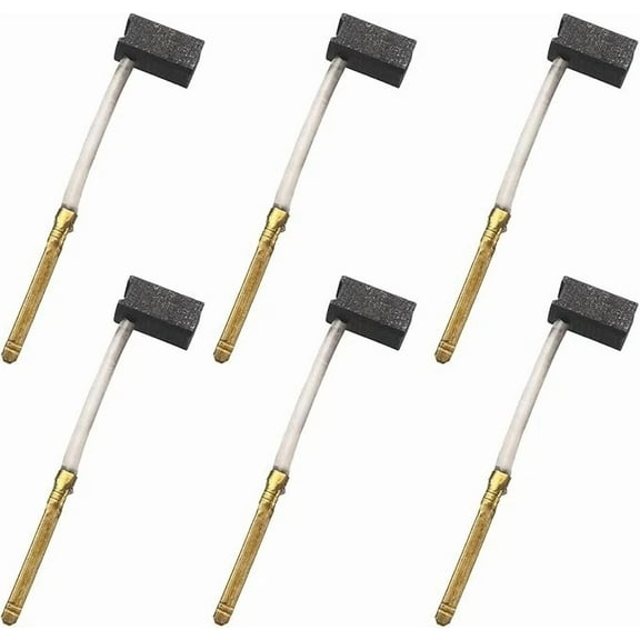 6 PC Replacement 445861-03 445861-25 Carbon Brushes for Dewalt/ Black & Decker/ Porter Cable Power Tools