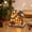 D, variant on Light‑Up Resin Christmas Village House Figurine, LED Illuminated Winter Cottage Statue For Christmas Tabletop Home Decor