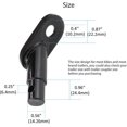 thumbnail image 3 of Bike Trailer Hitch Connector, Cycling Adapter Accessories (Black), 3 of 7
