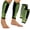 Black/Gray, variant on JQ Copper Calf Compression Sleeves for Runners Cyclists Shin Splints Support Muscle Fatigue Relief 2Pack