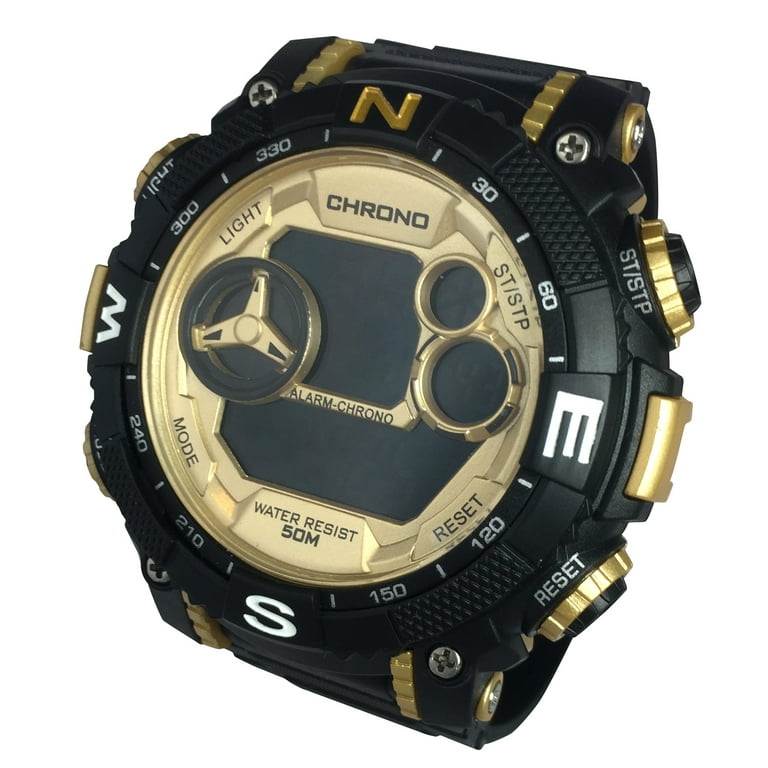 時計 00s NIKE digital watch black yellow Nike Triax Fury WG06-4000 Yellow Silver Tone Digital Display