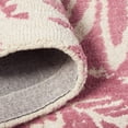 thumbnail image 6 of NICOLE MILLER NEW YORK Mod Damask Chambray Handcrafted Area Rug, 100% Wool Rug, Rose, 9'x12', 6 of 9