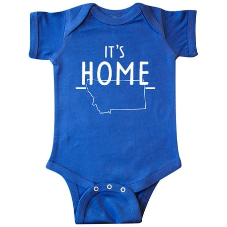 

Inktastic It s Home- State of Montana Outline Gift Baby Boy or Baby Girl Bodysuit