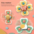 thumbnail image 3 of Baby Bath Spinning Toy Animal Spinner Toys with Suction Cups, 3 of 9