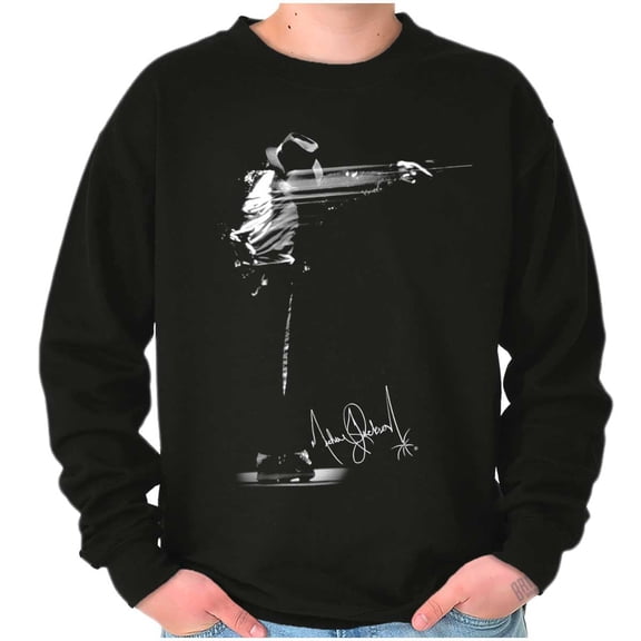 Michael Jackson Signature Autograph Sweatshirt for Men or Women Brisco Brands S