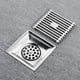 thumbnail image 3 of Square Stainless Steel Grate for Bathroom, Kitchen Sink, Shower, Strainer 15cm, 3 of 5
