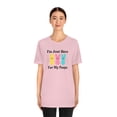 thumbnail image 3 of Im Just Here for my Peeps Easter Shirt Unisex Jersey Short Sleeve Tee, 3 of 10