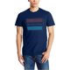 thumbnail image 1 of Camiseta grÃ¡fica Quiksilver Blockade para hombre, azul, talla mediana Quiksilver Camiseta grÃ¡fica, 1 of 1