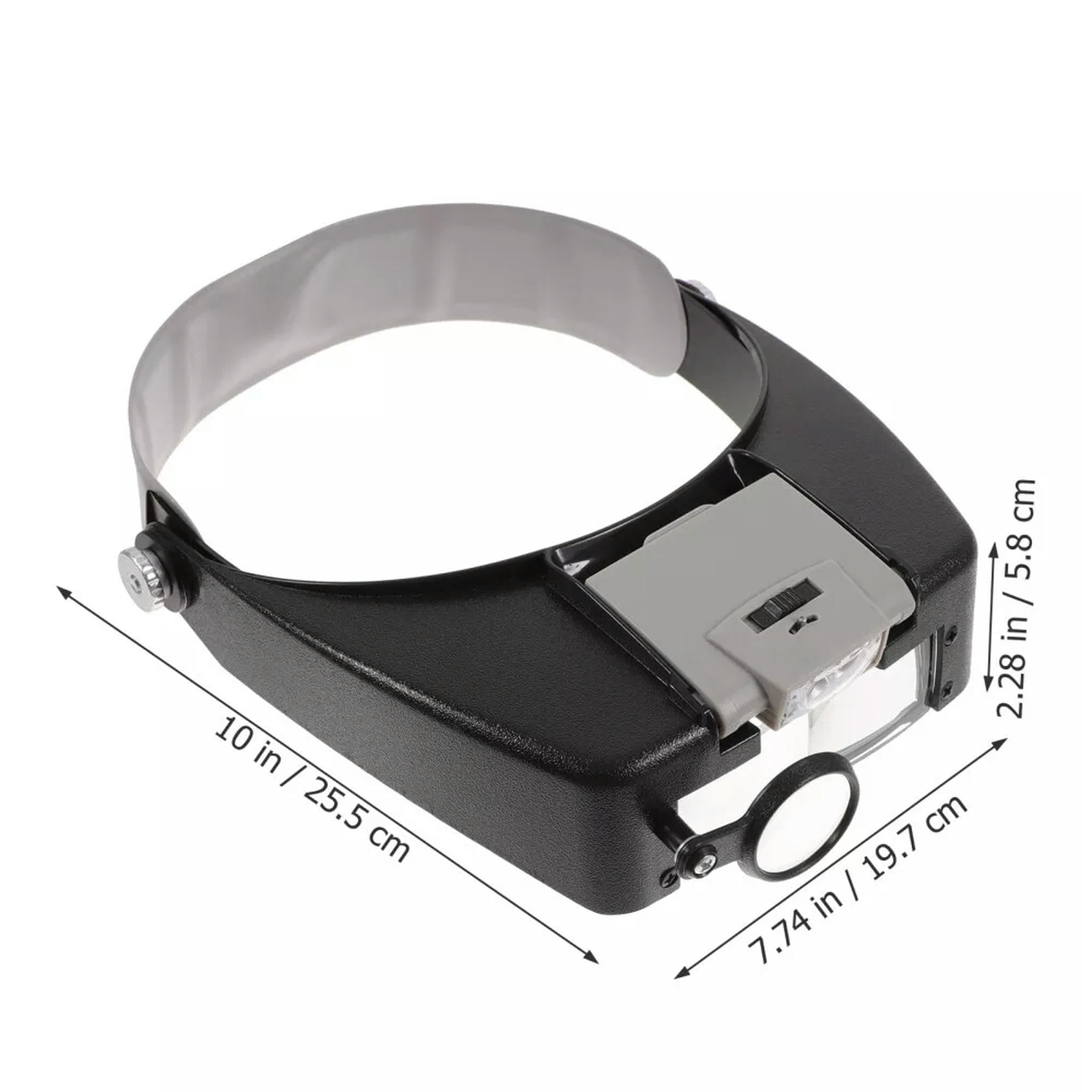 HOOUN Magnifier Headset Magnifying Glasses Jewelry Craft Headband