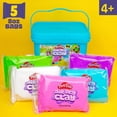 thumbnail image 3 of Play-Doh de arcilla seca al aire, multicolor, 1,18 kg, 5 colores, 40 onzas, 3 of 9
