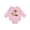 AD-Pink, variant on Baseball Teddy Bear Baby Fleece Bodysuit