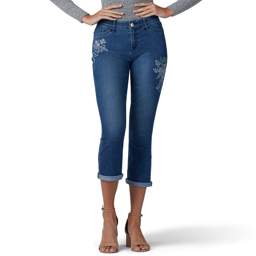 lee flex motion capri jeans