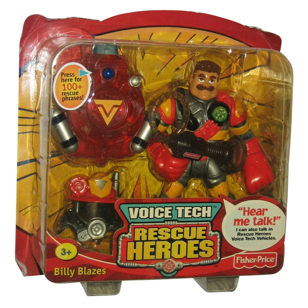 Rescue Heroes Voice Tech Mission Command Billy Blazes FireFighter
