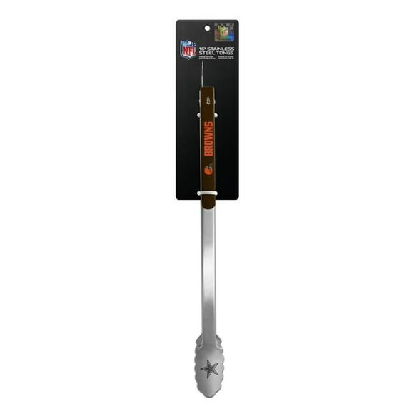 TSV Home KTNFL0801 Cleveland Browns Kitchen Tong, Brown