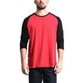 thumbnail image 3 of Victorious Men's Baseball Raglan T-Shirt 3/4 Sleeves Jersey, 3 of 6