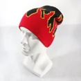 thumbnail image 3 of Gorro turbante con llamas, gorro tejido, gorro de invierno, gorro Trilby de lana con forro polar, gorro de punto para mantener el calor, gorro de media, Skullies, 3 of 5