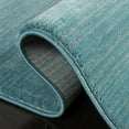 SAFAVIEH Vision Adrasteia Overdyed Solid Runner Rug, Aqua, 2'2" x 10