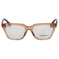 thumbnail image 3 of Eyeglasses Burberry BE 2324 3897 Dorien Transparent Brown, 3 of 4