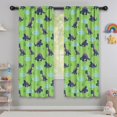 thumbnail image 5 of Blackout Kids Curtains,Green Cartoon Dinosaurs Ponds Pattern Childrens Insulated Curtains Set Of 2,Bedroom Essentials,Toddler Room Decor 42"x63", 5 of 5