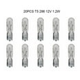 thumbnail image 3 of QIFEI 20PCS T5 286 12V 1.2W Car dashboard light bulb or Instrument Panel bulb, 3 of 10