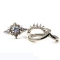 thumbnail image 1 of Hecate Triple Moon Ring Set Amethyst o Red Crystal Wedding Ring Unique Moon Goddess Anillos para mujeres Regalo gótico Tan Jianjun unisex, 1 of 2
