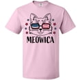 thumbnail image 3 of Inktastic 4th of July Meowica Cat in Flag Sunglasses T-Shirt, 3 of 5
