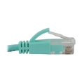 thumbnail image 2 of TRIPPLITE CAT6 CABLE SNAGLESS SLIM M/M AQUA 25FT, 2 of 2