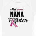 thumbnail image 4 of Inktastic Breast Cancer Awareness My Nana is a Fighter Boys or Girls Baby Bodysuit, 4 of 5