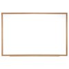 Ghent 48.5" x 72.5" Wood Frame Non-Magnetic Whiteboard