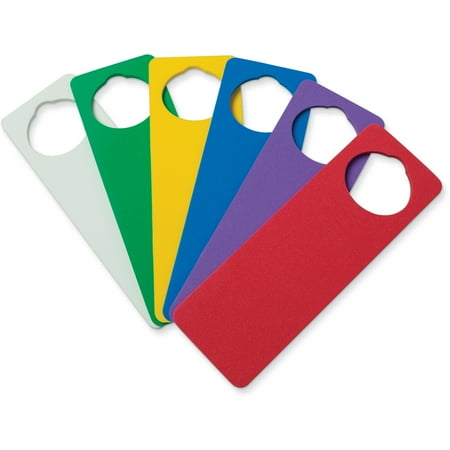 Chenille Kraft Door Knob Hangers, 3-1/4"x9-1/2, 6/PK, Assorted - CKC4379