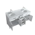 thumbnail image 5 of Design Element London 72" Vanity Base Only in White, 5 of 11