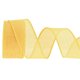 thumbnail image 1 of Nvzi Cinta decorativa, cinta amarilla, 2 rollos de 4 cm x 9,14 m (10 yardas), cinta de imitación de lino, ideal para envolver regalos y arreglos florales, cinta para envolver ramos., 1 of 4