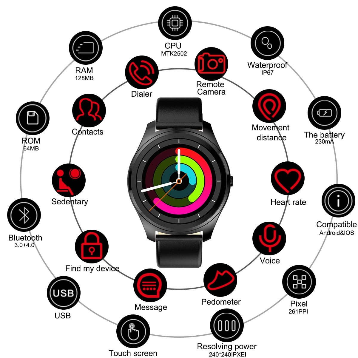 smartwatch diggro di03 plus