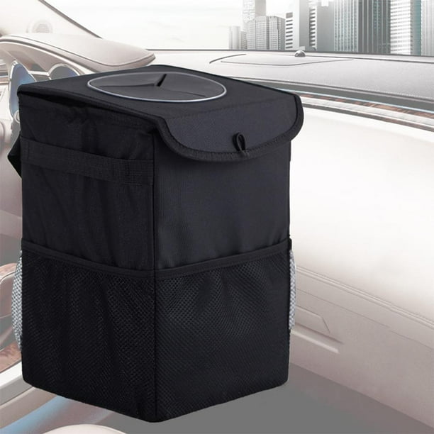 Leak Proof Car Trash Bin with Lid Foldable Bin Car Bin Waterproof Car
