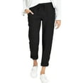 thumbnail image 2 of Sngxgn Women's Wide Leg Sweatpants Fall Casual High Wasited Pants(Black,L), 2 of 6
