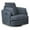 Blue, variant on Signature Design by Ashley Modmax Gray Swivel Glider Chair