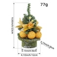 thumbnail image 4 of onlyliua ¡ ¡Ofertas Del Día! ¡Liquidación! Mini Bolas de Navidad En Agujas, Pequeños de Adorno de Navidad, Simulación de Escritorio, Adorno de Navidad, Pequeños de Regalos, 4 of 4