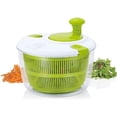 thumbnail image 1 of Deshidratador de frutas creativo para el hogar, centrifugador de ensaladas de plástico de 4 l, centrifugador de verduras, cesta de drenaje para ensalada de frutas (color verde), 1 of 4