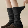 thumbnail image 4 of KyCheLot Womens Leg Warmers Winter Warm Knee Warmers Knit Stretchy Boot Cuffs Stockings, 4 of 4