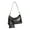 Black, variant on Bdday Shoulder Bag One Shoulder Crossbody Bag Leather Large Capacity Multi Compartment Women Bag Makeup Organizer Bag