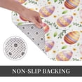 thumbnail image 6 of Rateoe colorful easter eggs Pattern Flannel Door Mat Indoor Outdoor Entrance, Waterproof All-Weather Doormat,Fade Resistant, Low Profile Entryway Mat 16x24in, 6 of 7