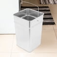 thumbnail image 1 of HEANUJJ Bote De Basura Metálico Anticorrosión Con Asa Para Exteriores Y Cocina, 1 of 8