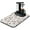 Watercolor, variant on Mandala Inspired Paisley Coffee Bar Mat Exotic Absorbent Mat with Vintage Floral Print Multi-Functional Kitchen Accessory
