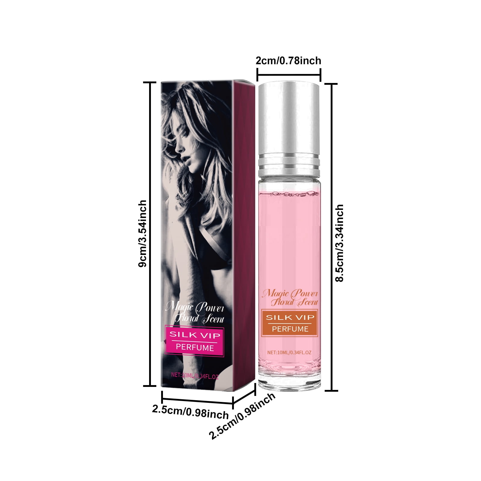 Alvantor Perfume for Women, Roll On Perfume with Charm Floral Fragrance, 0.34fl.oz