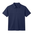 thumbnail image 5 of Luvrsol Cotton T Shirts for Men Big & Tall Plain Solid Basic Lapel Collar Soft Cotton Everyday Wear Shirts M-4XL, 5 of 6