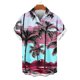 thumbnail image 4 of Mens Casual Manga Corta Botón Abajo Camisas Impresas Bolsillo Turndown Cuello Blusa para Verano Al Aire Libre Casual Uso Diario Hombre Manga Corta Botón Abajo Camisas con Bolsillo, 4 of 6