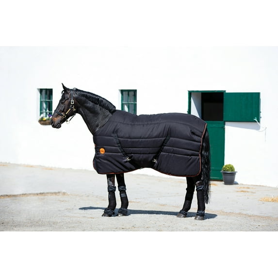 Horseware Ireland ABJK82-KKS0 Rambo Ionic Stable Blanket 200g Black/Orange 81